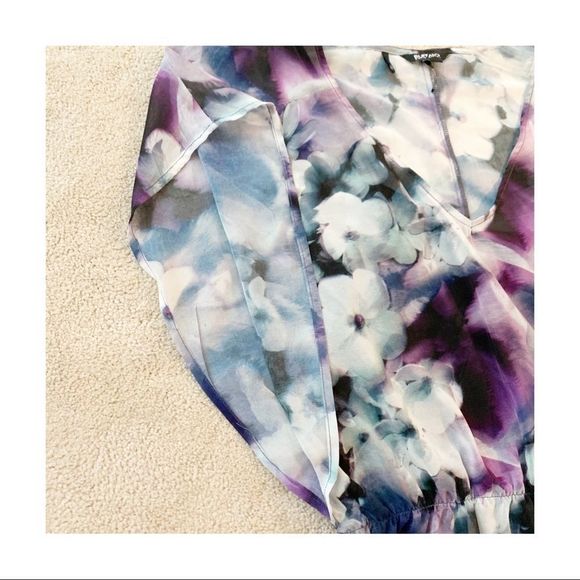 David Bitton Buffalo Floral Chiffon Tunic Top Sz S NWOT - Picture 11 of 11